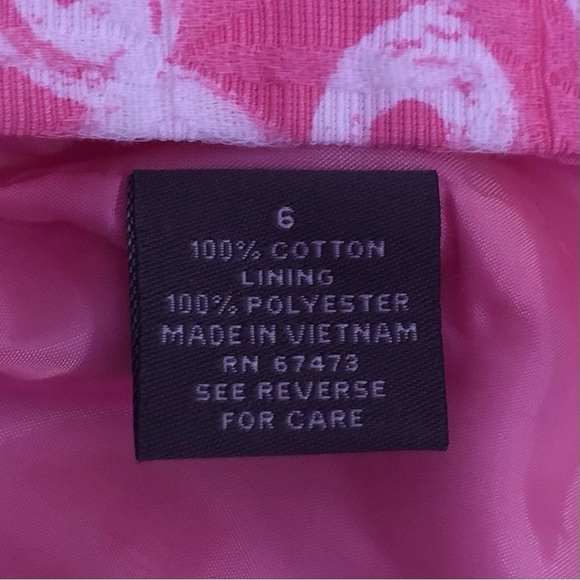 Taylor Pink Floral Print Midi Sheath Dress Size 6 Cottagecore Barbiecore - Picture 8 of 8